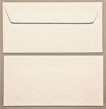 Parchment Bright White DL - 110 x 220mm Envelopes - Peal & Seal Tape